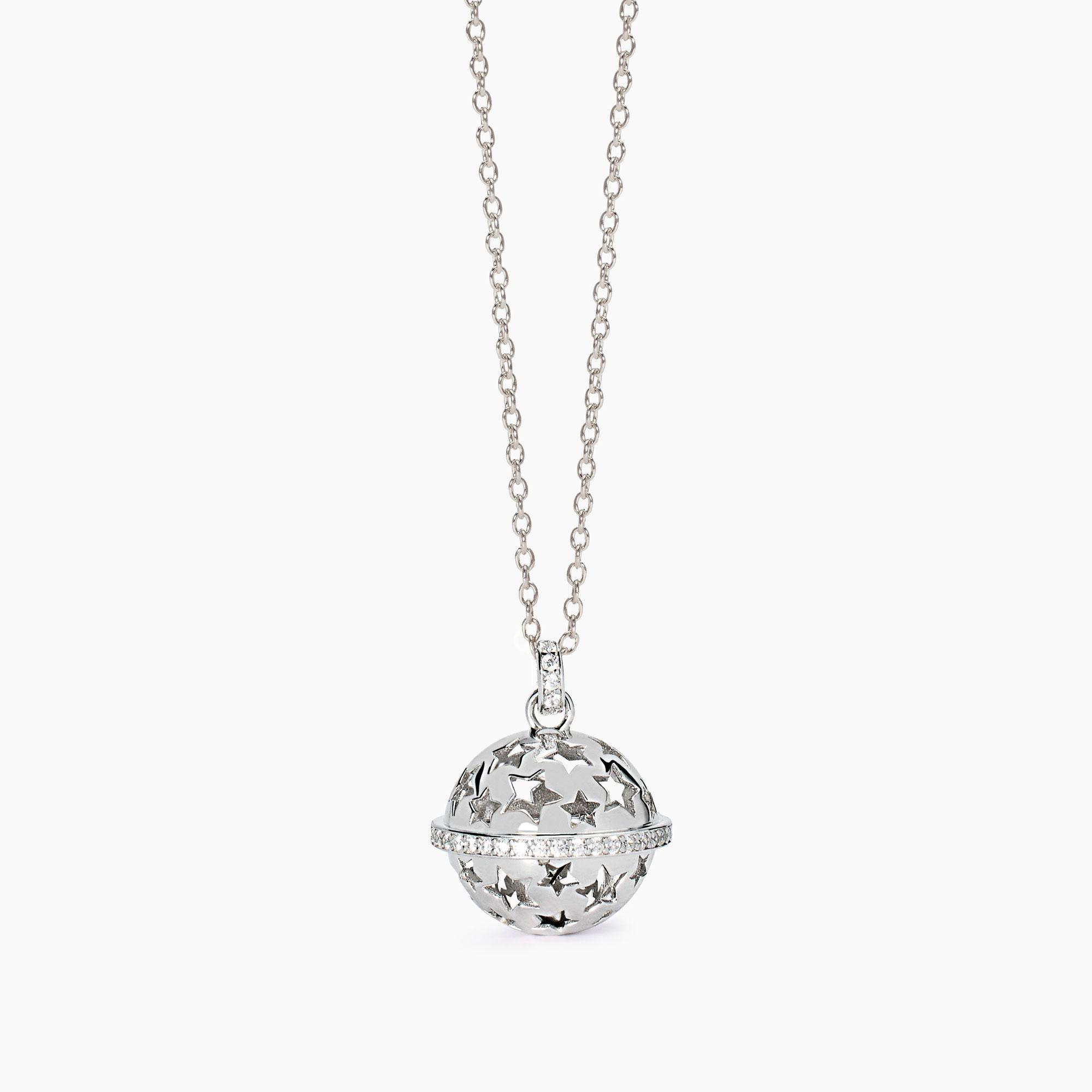 Collana Donna Mabina in Argento con Ciondolo Chiama Angeli