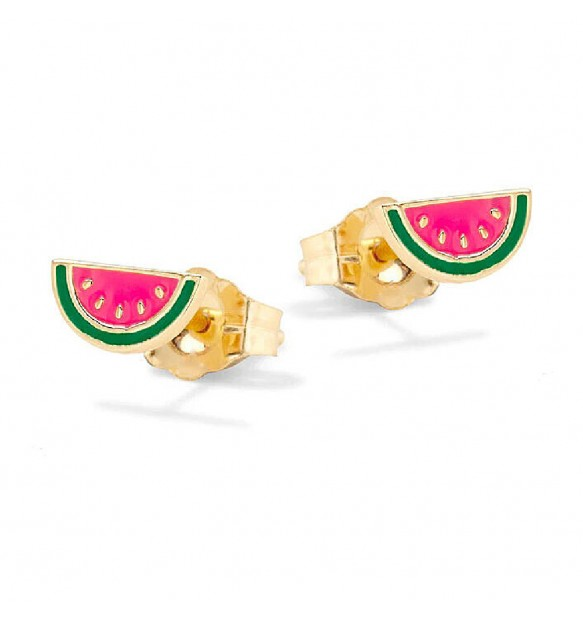 Orecchini Nanan Bijou Anguria in Argento Dorato 