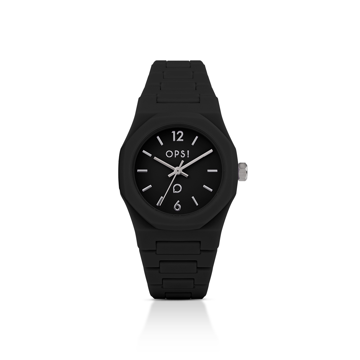 Orologio Unisex Ops Mono al Quarzo con Quadrante Nero 31,5 mm 