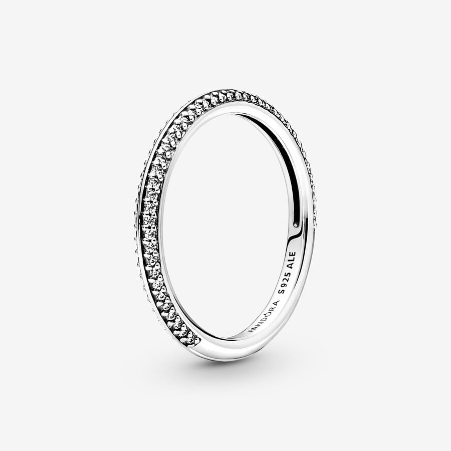 Anello Pietre Luminose Pandora Me Misura 54