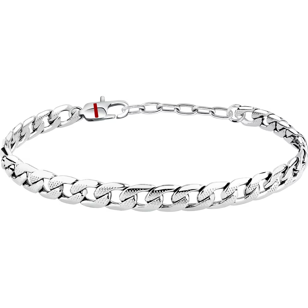 Bracciale Uomo Sector Basic Catena in Acciaio Regolabile da 19 cm a 22 cm