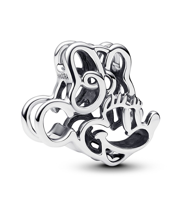 Disney, Mickey Mouse & Minnie, Charm Pandora Openwork Minnie