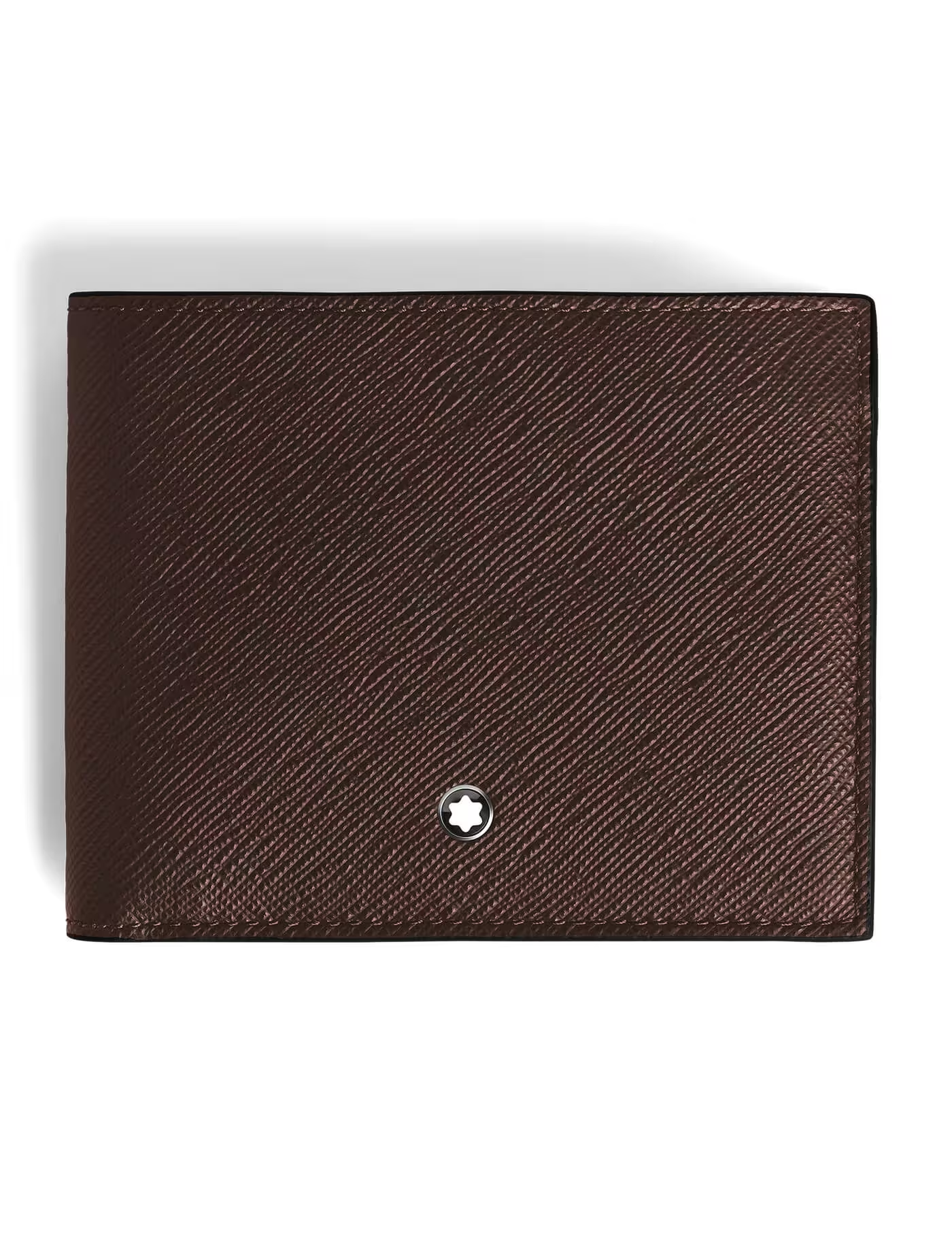 Portafoglio Montblanc6 Tasche in Pelle Sartorial Ebano