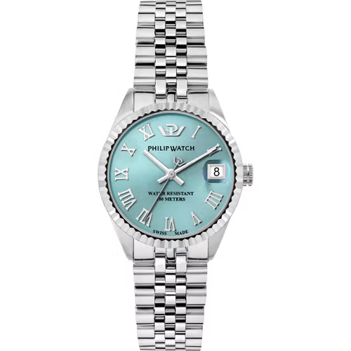 Orologio Donna Philip Watch Caribe al Quarzo con Quadrante Azzurro 31 mm