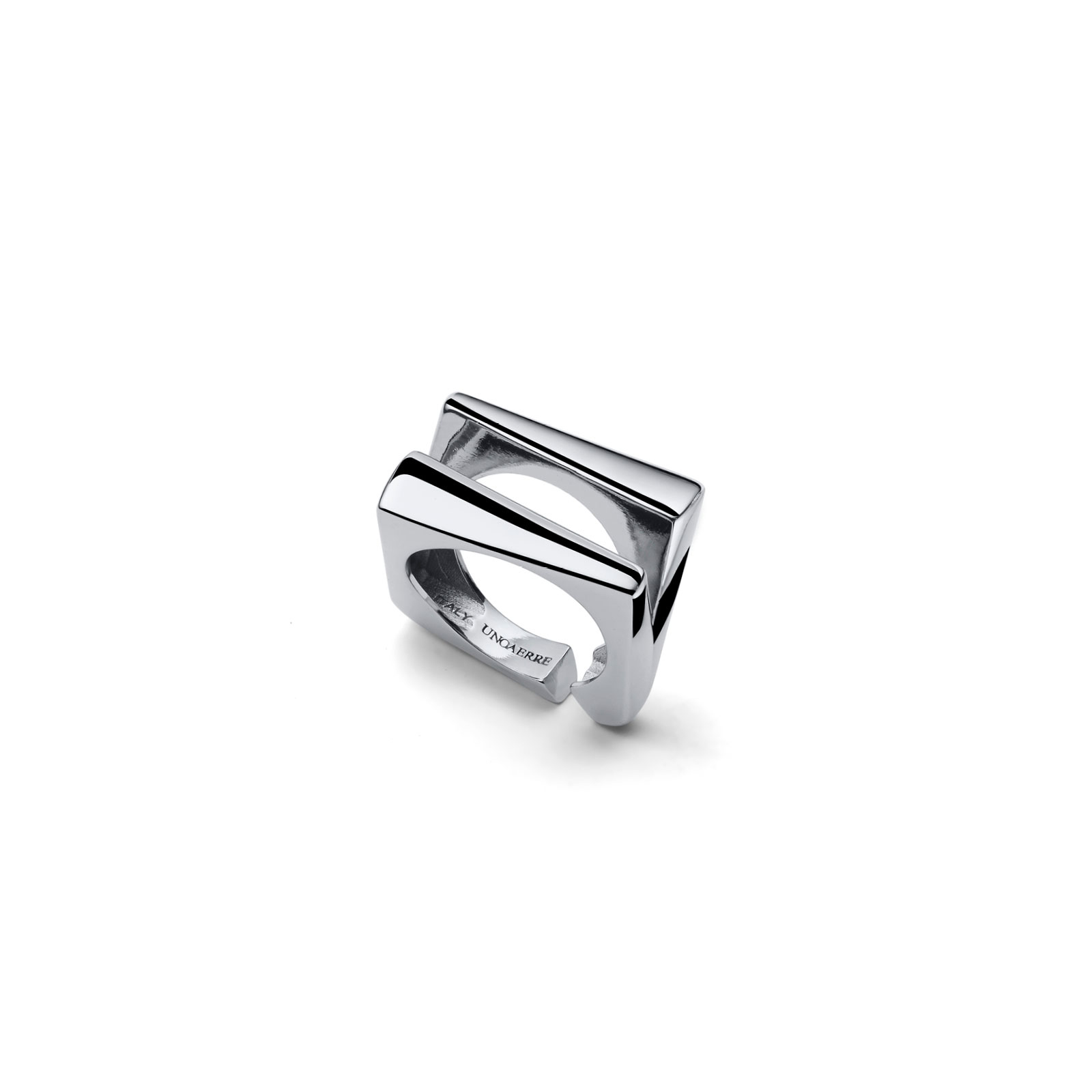 Anello Donna Unoaerre Dinamica Design Argentato