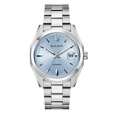 Orologio Uomo Bulova Surveyor Automatic con Quadrante Azzurro 39 mm 