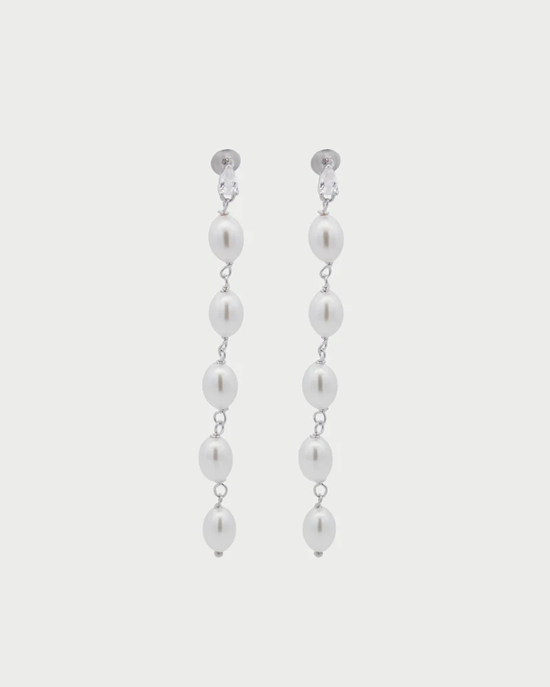 Orecchini Rue Des Mille Donna Whiteside Cascata di Perle 