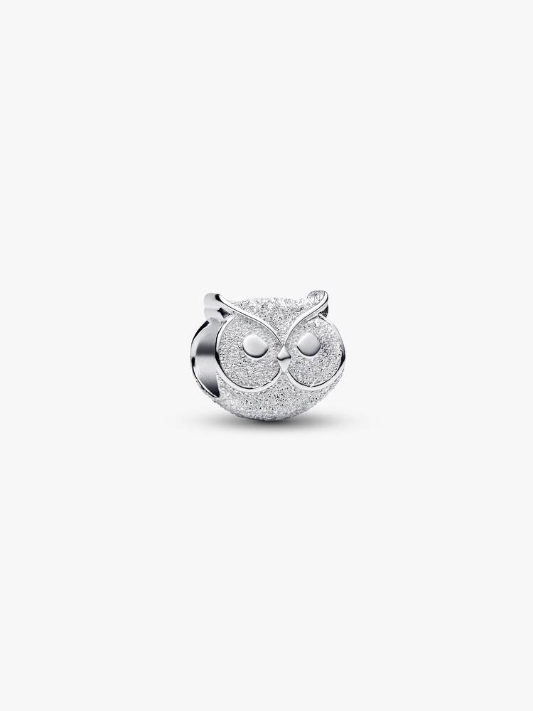 Mini Charm Pandora Gufo Effetto Diamantato