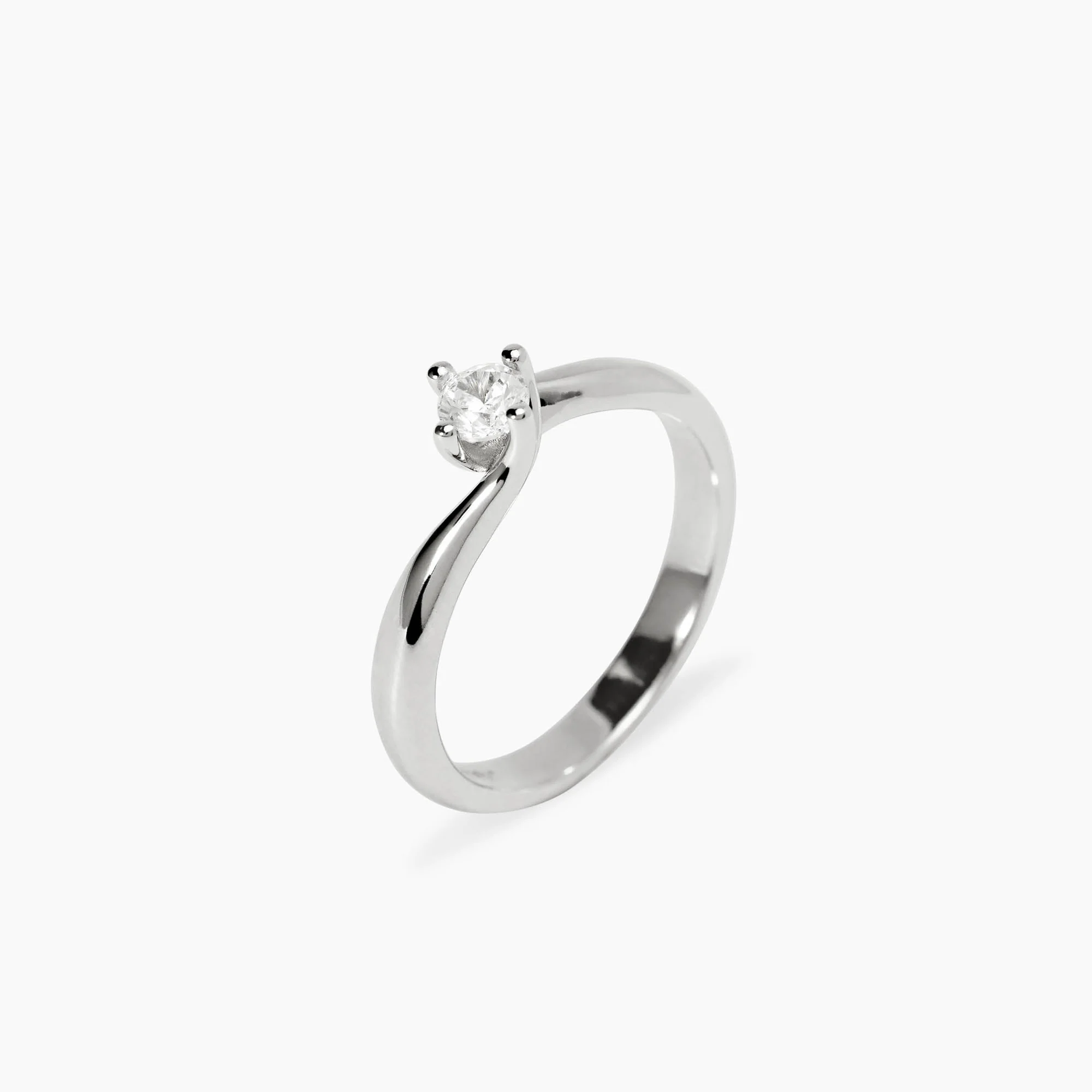 Anello Solitario Mabina con Diamante Lab-grown 0,25 Carati