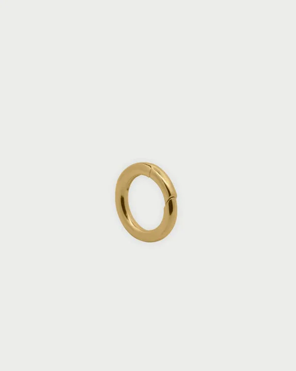 Anello Donna Rue Des Mille Accessorio Molla in Argento Dorato 