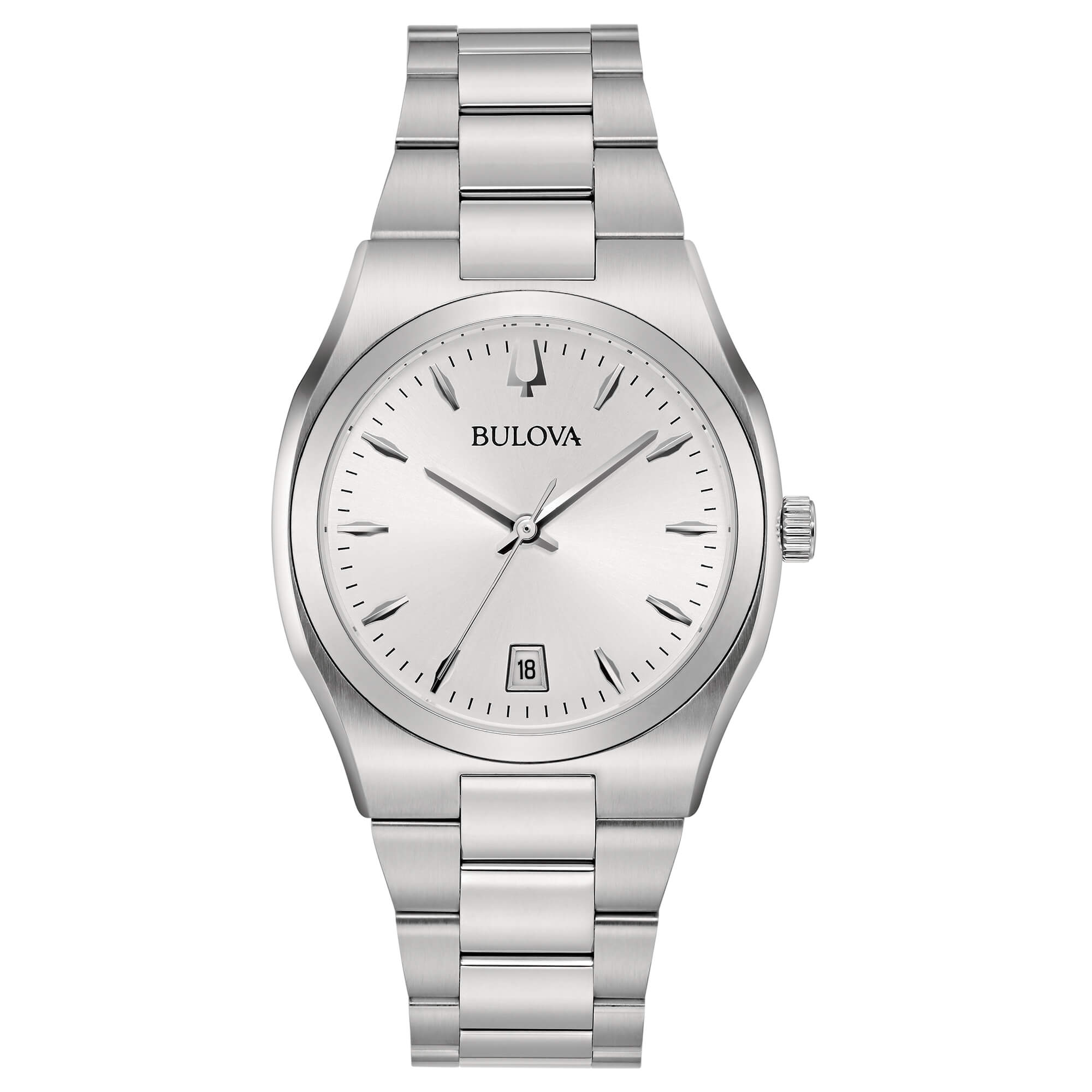 Orologio Donna Bulova Surveyor al Quarzo con Quadrante Silver 34 mm
