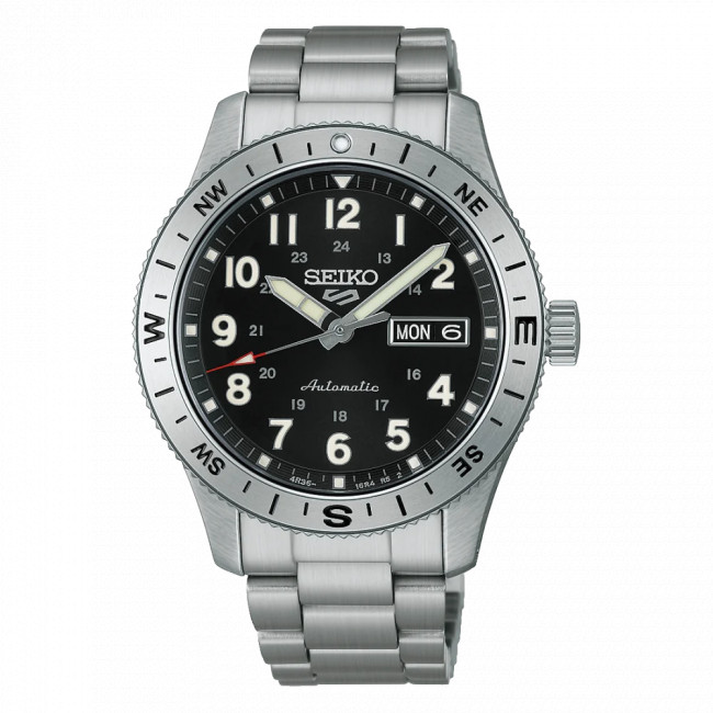 Orologio Uomo Seiko 5 Sports Automatico con Quadrante Nero 41 mm 