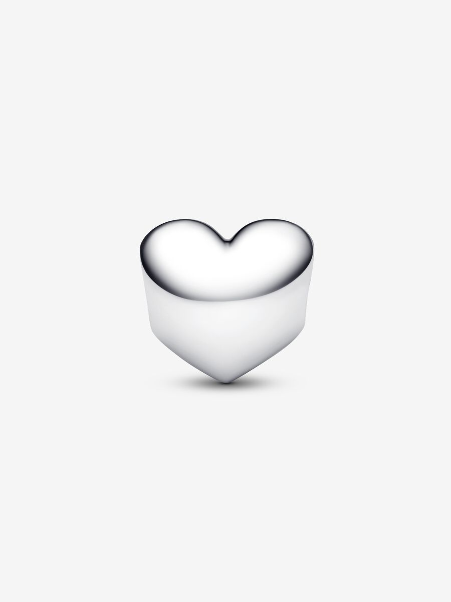 Charm Pandora Cuore con Pietra Azzurra Marzo da Incidere