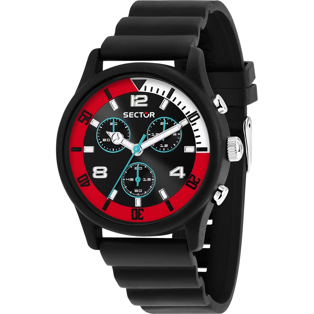 Orologio Uomo Sector H20 al Quarzo con Quadrante Nero 43 mm 