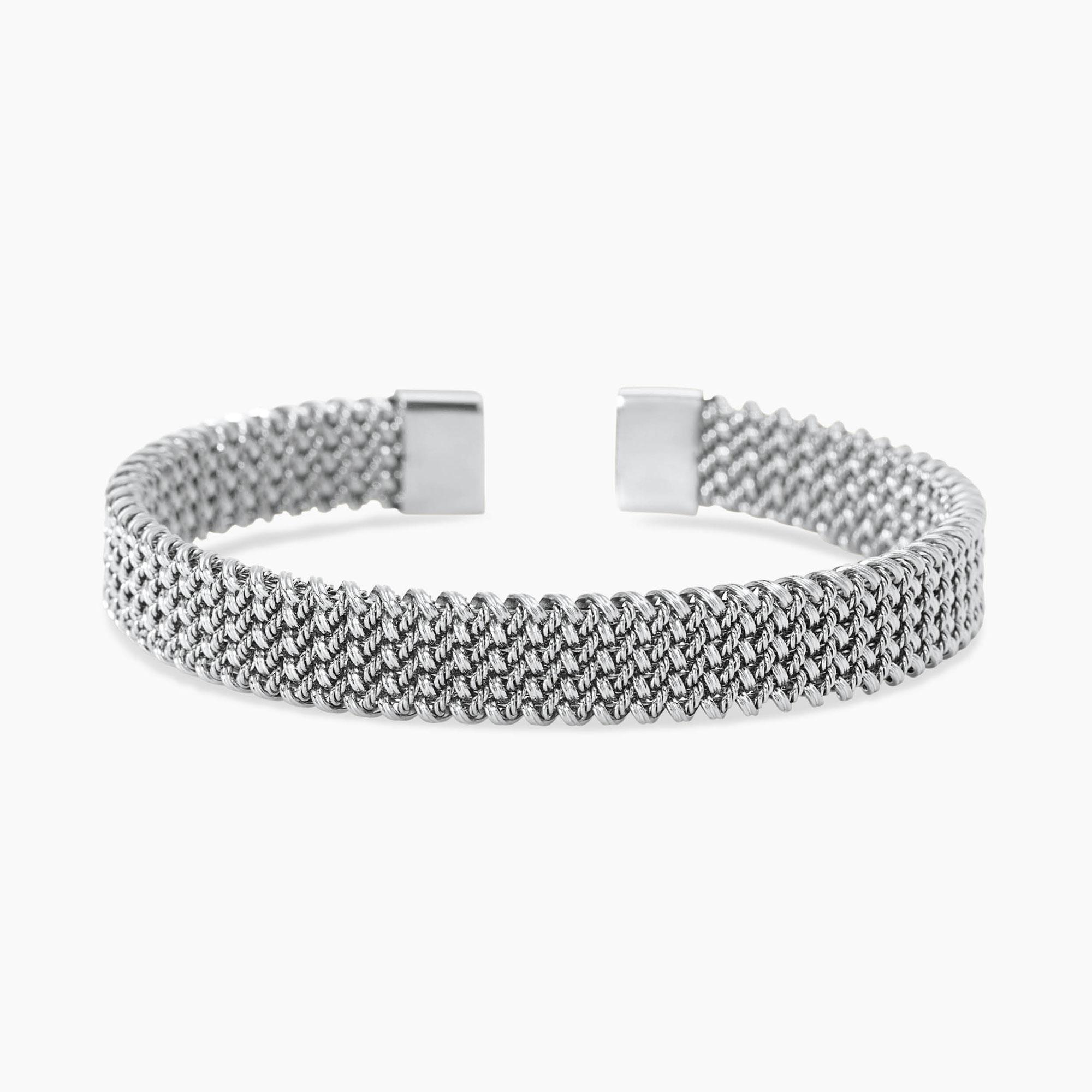 Bracciale Cuff Donna Kidult con Maglia Mesh