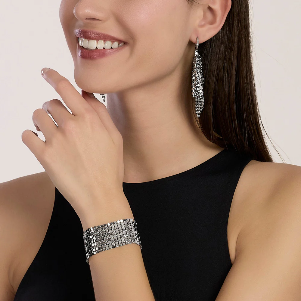 Bracciale Kidult Style 81 Donna con Catena Disco in Acciaio