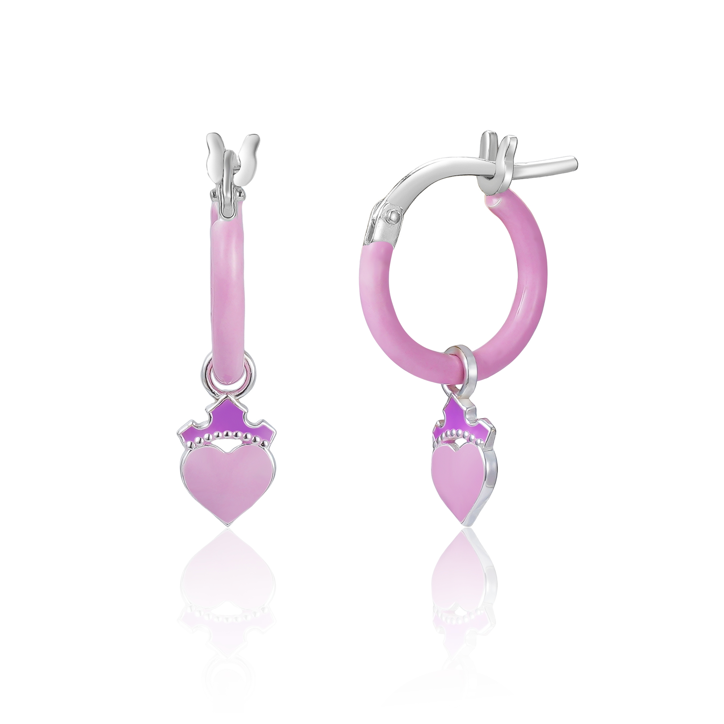 Orecchini Disney Cerchio Cuore