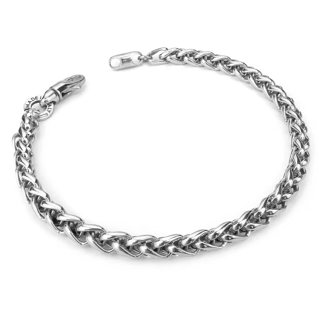 Bracciale Uomo Boccadamo a Spiga Larga 