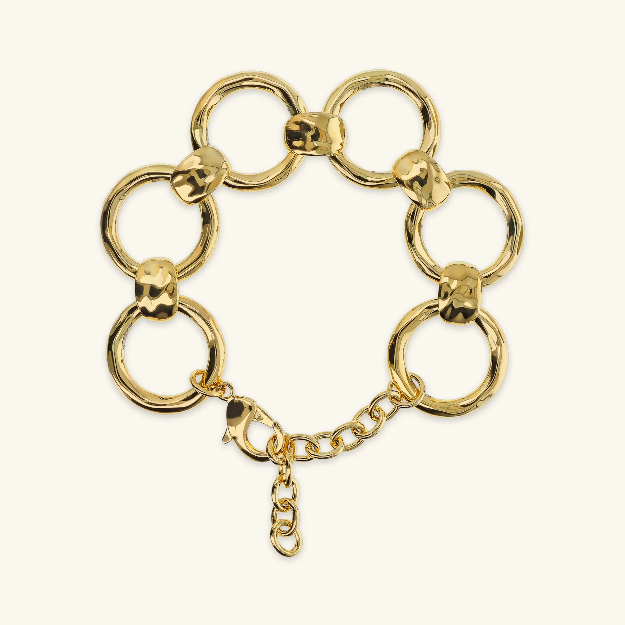 Bracciale Donna Etrusca ad Anelli Martellati