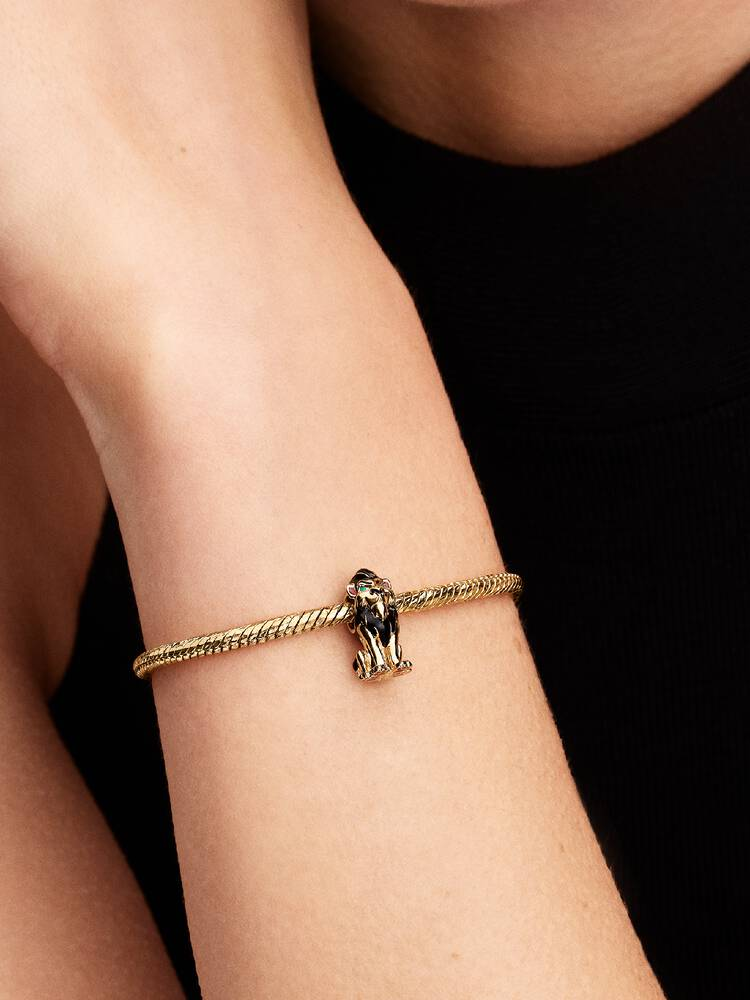 Pandora Disney Villains, Scar in Argento 925 Rifinito in Oro