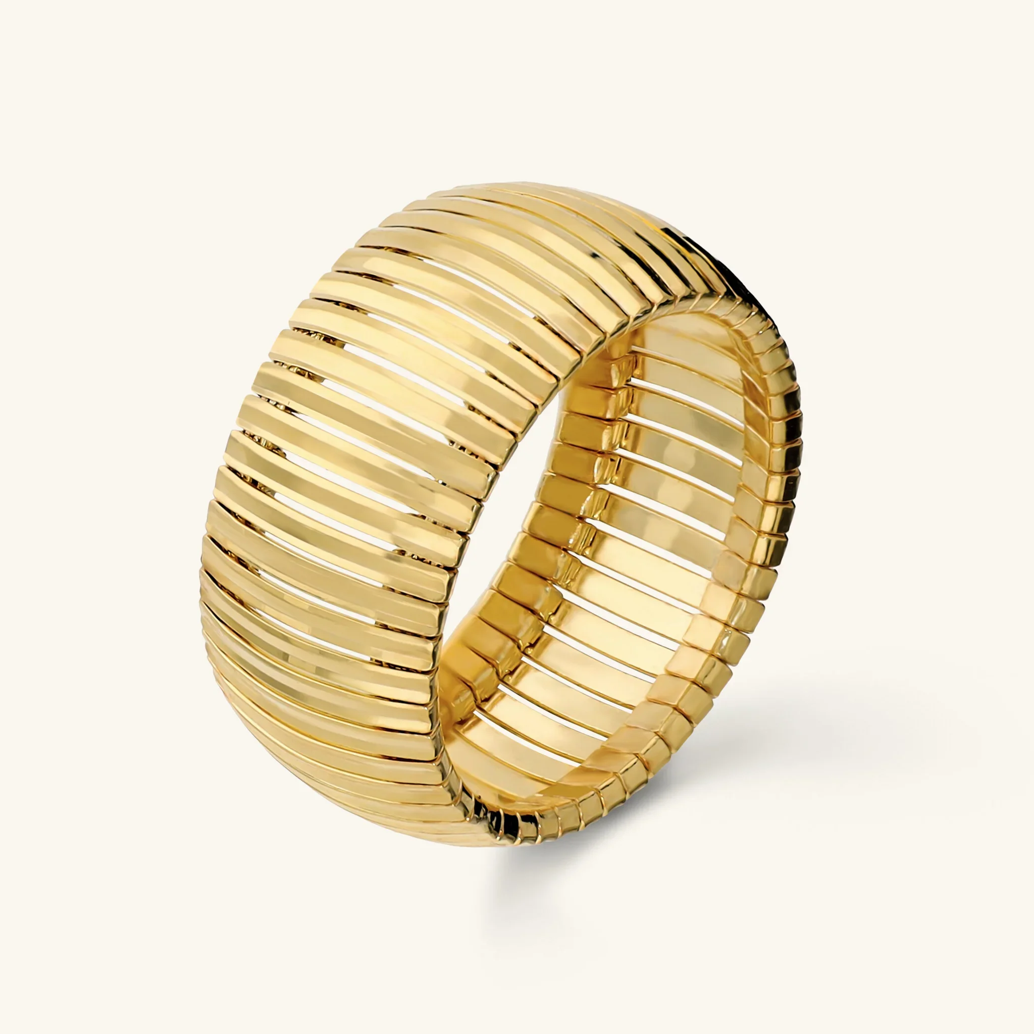 Anello a Fascia Donna Etrusca Omega Diamantato