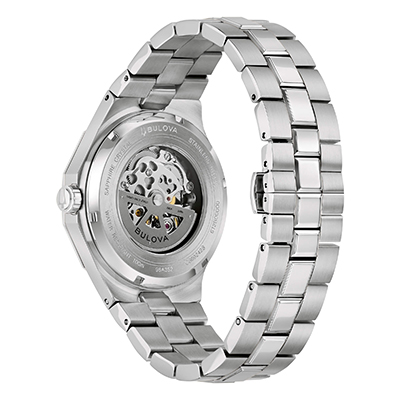 Orologio Uomo Bulova Octagon Prestige Automatico con Quadrante Blu 42 mm