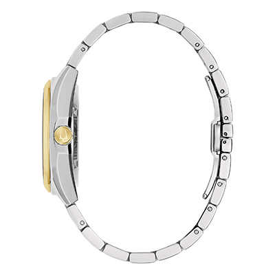 Orologio Uomo Bulova Surveyor Automatico con Quadrante Verde 39 mm Cinturino Acciaio/Oro