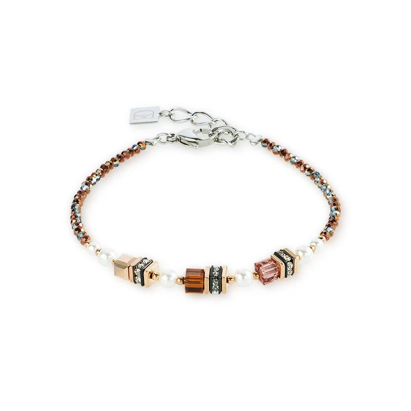Bracciale Coeur De Lion Sparkling Princess Mocha Mousse