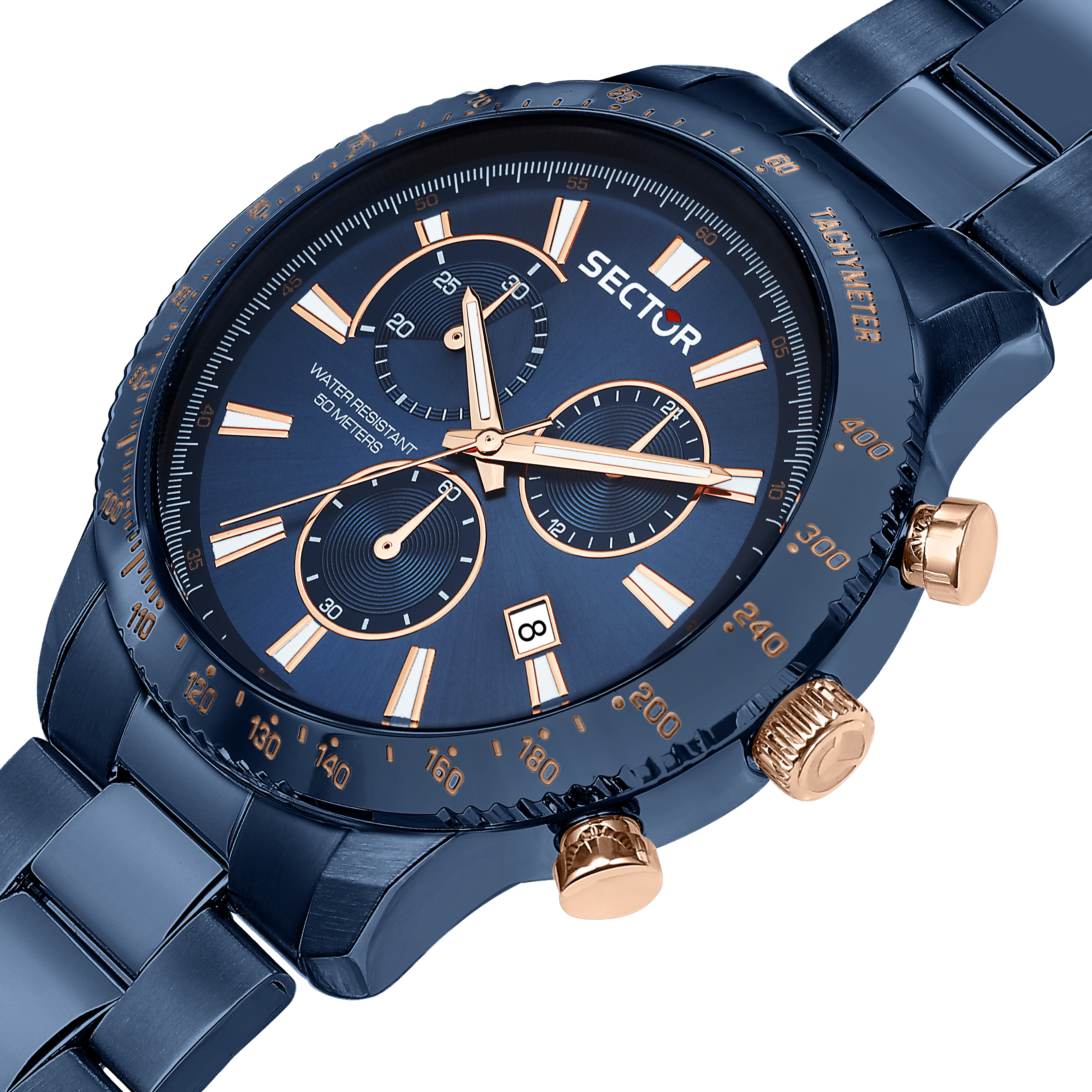 Orologio Uomo Sector 270 al Quarzo con Quadrante Blu 45 mm