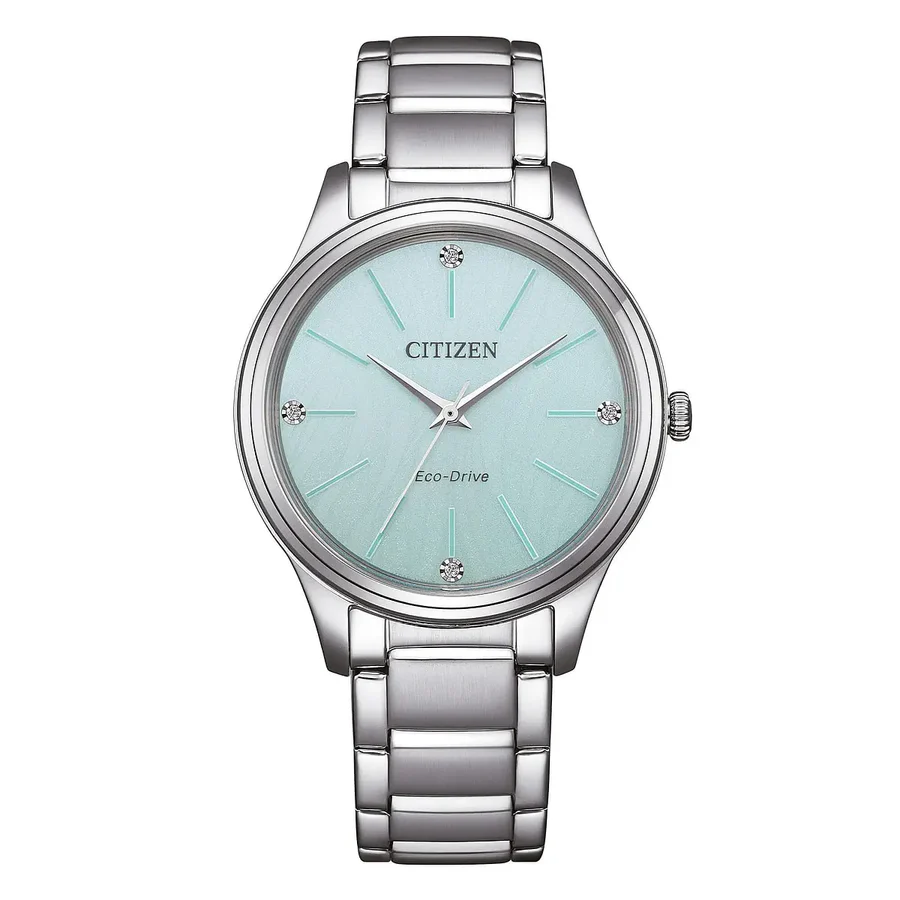 Orologio Donna Citizen Lady Eco-Drive con Quadrante Azzurro 34 mm 