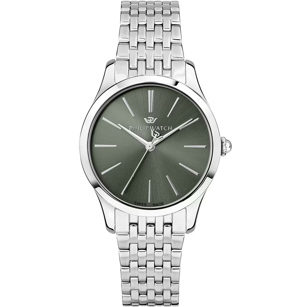 Orologio Donna Philip Watch Grace al Quarzo con Quadrante Grigio 32 mm 