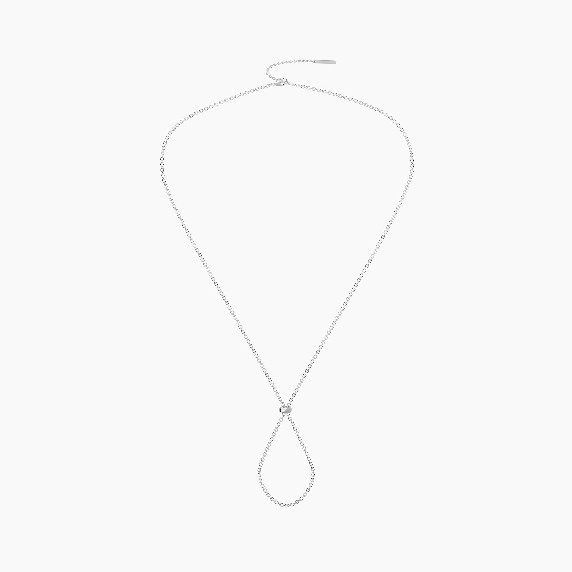 Collana Donna Kidult Intreccio Componibile con Catena Diamantata