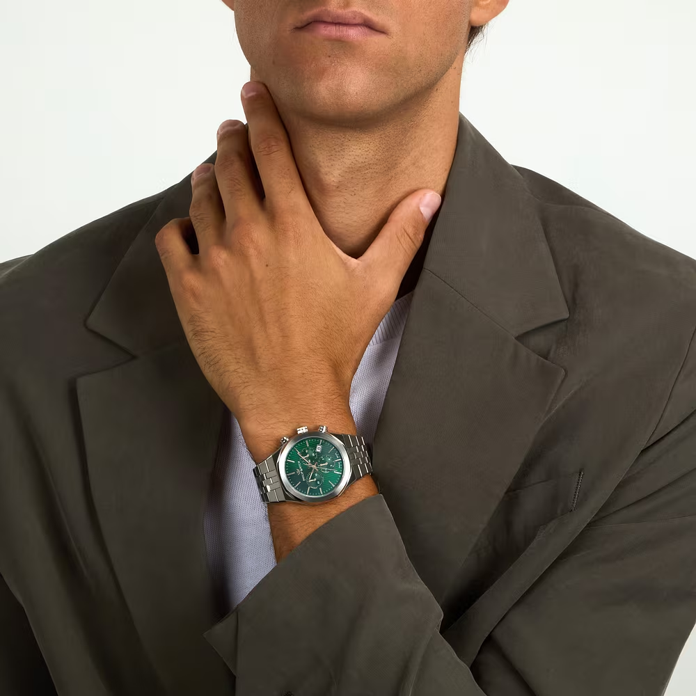 Orologio Uomo Philip Watch Windsurf al Quarzo Cronografo con Quadrante Verde 40 mm