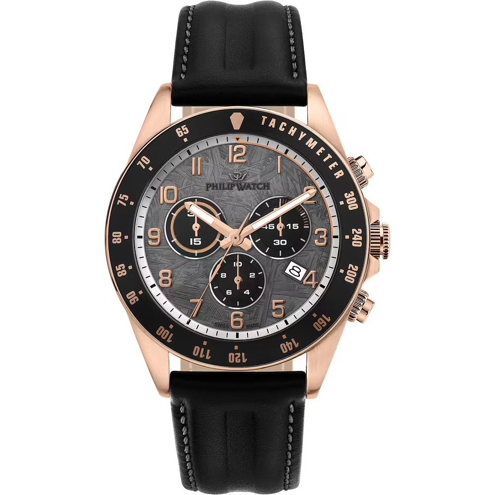 Orologio Uomo Philip Watch Caribe Sport al Quarzo con Quadrante Grigio 42 mm 