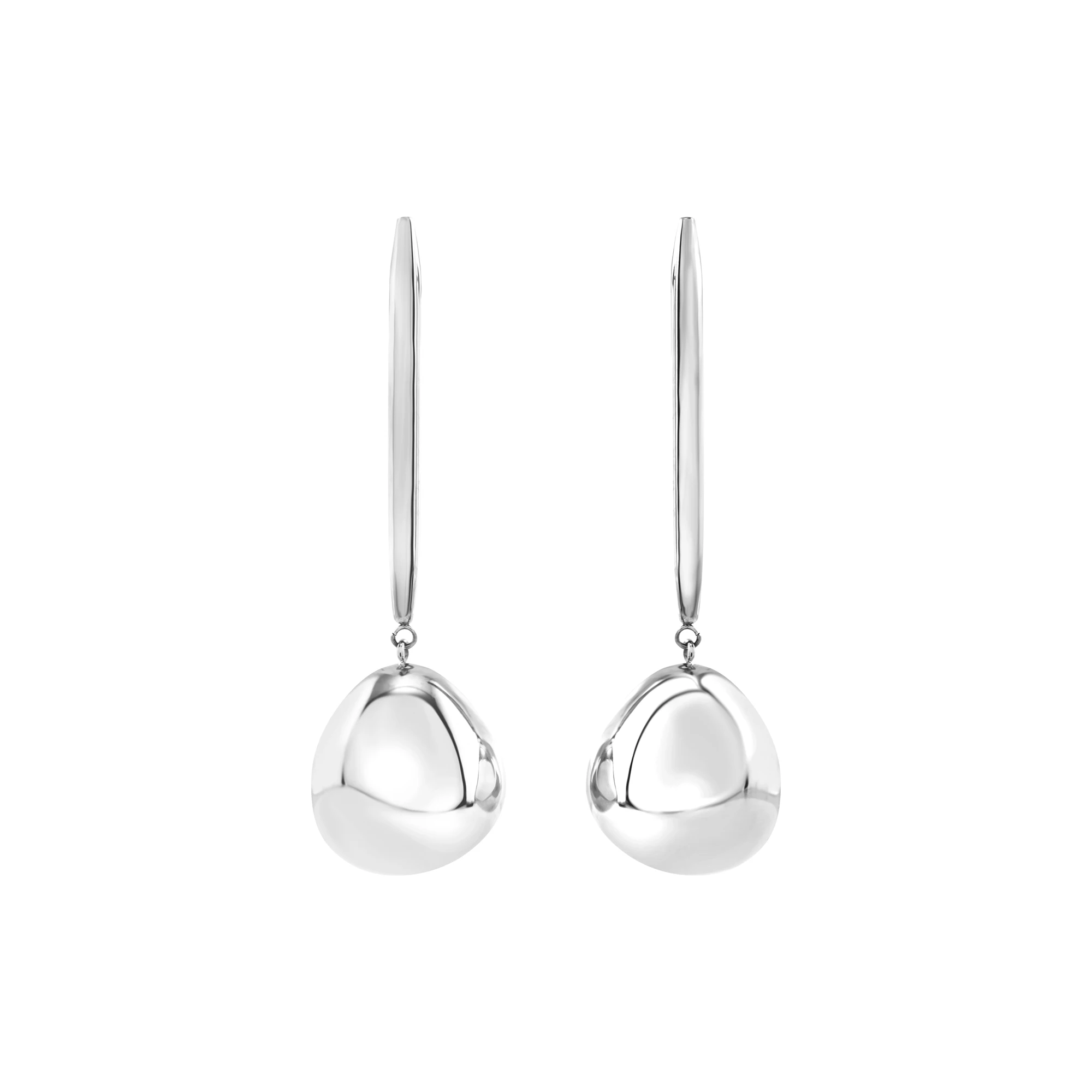 Orecchini Donna Breil B Rocks in Acciaio con Boule Pendente 
