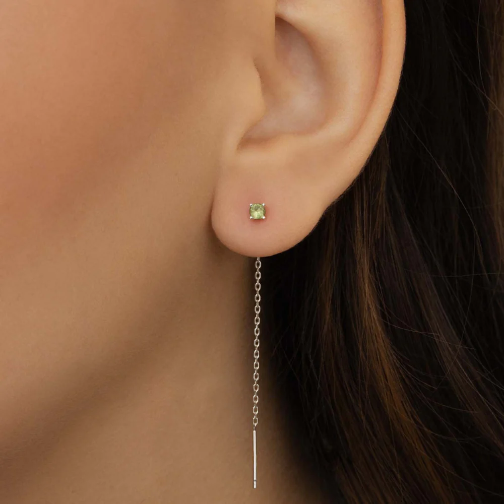 Orecchino Saliscendi Donna Amabile Lovli Luce con Punto Luce Lime 