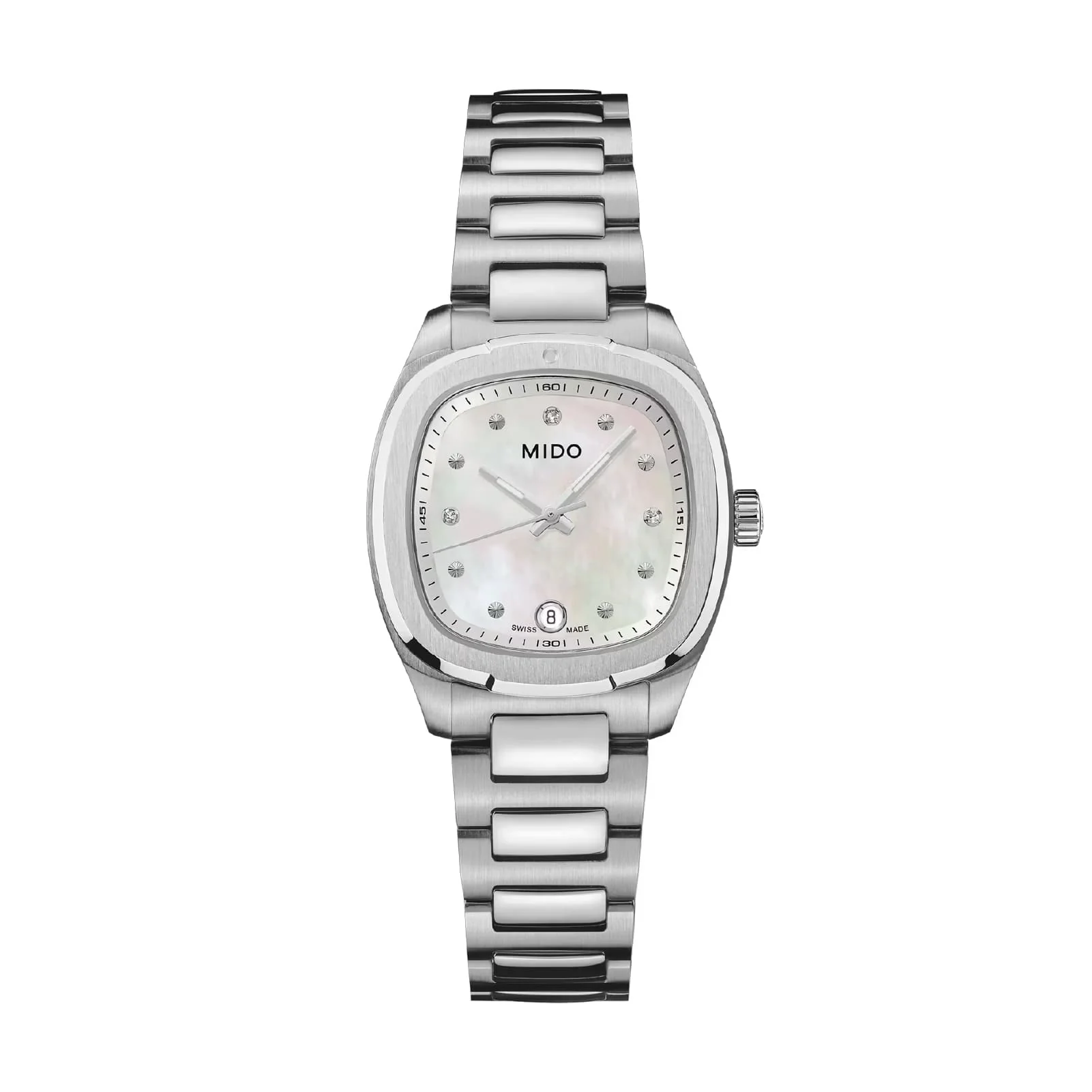 Orologio Donna Mido Multifort Tv al Quarzo con Quadrante Madreperla 28 mm con Diamanti