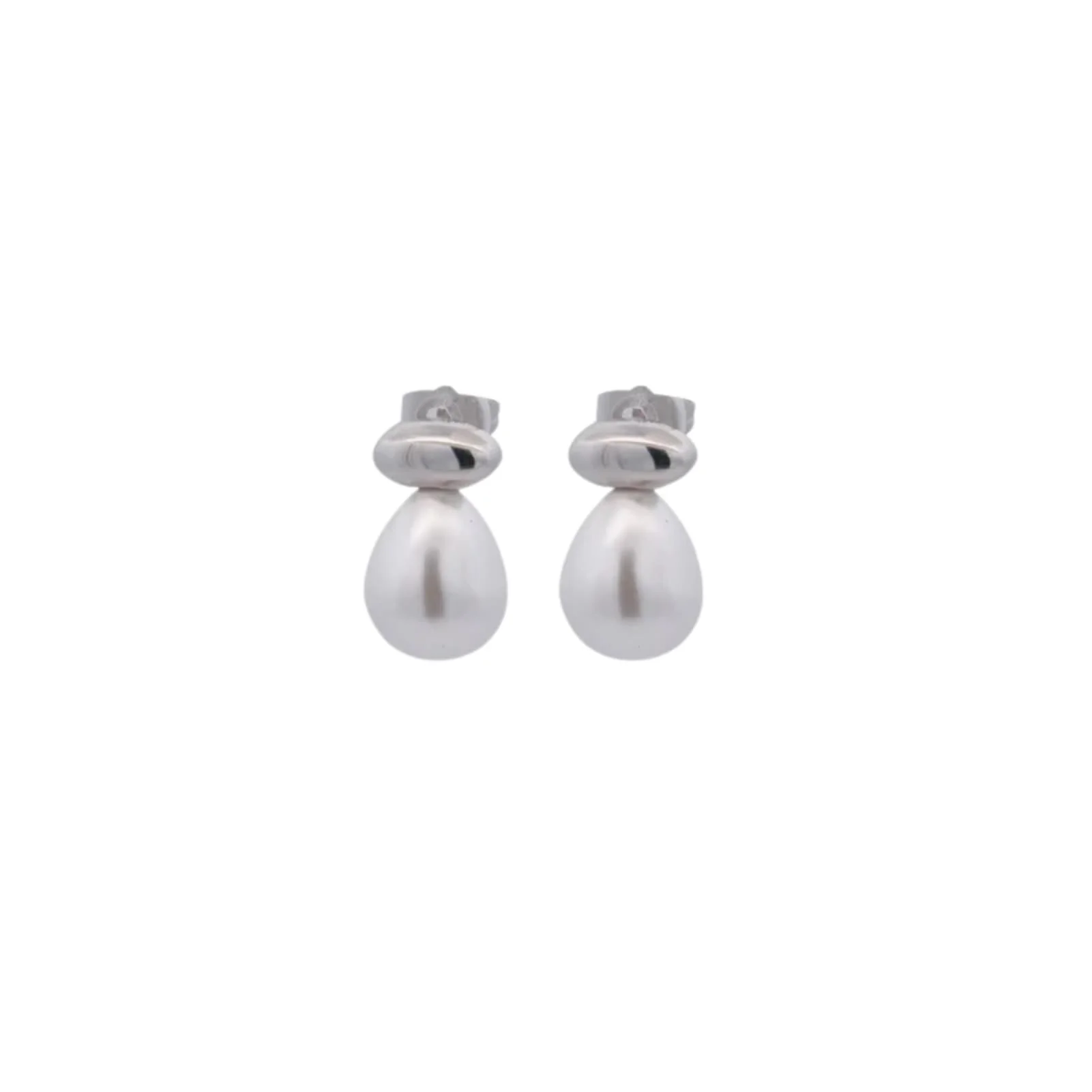 Orecchini Rue Des Mille Donna in Argento con Perla Pendente in Argento 925