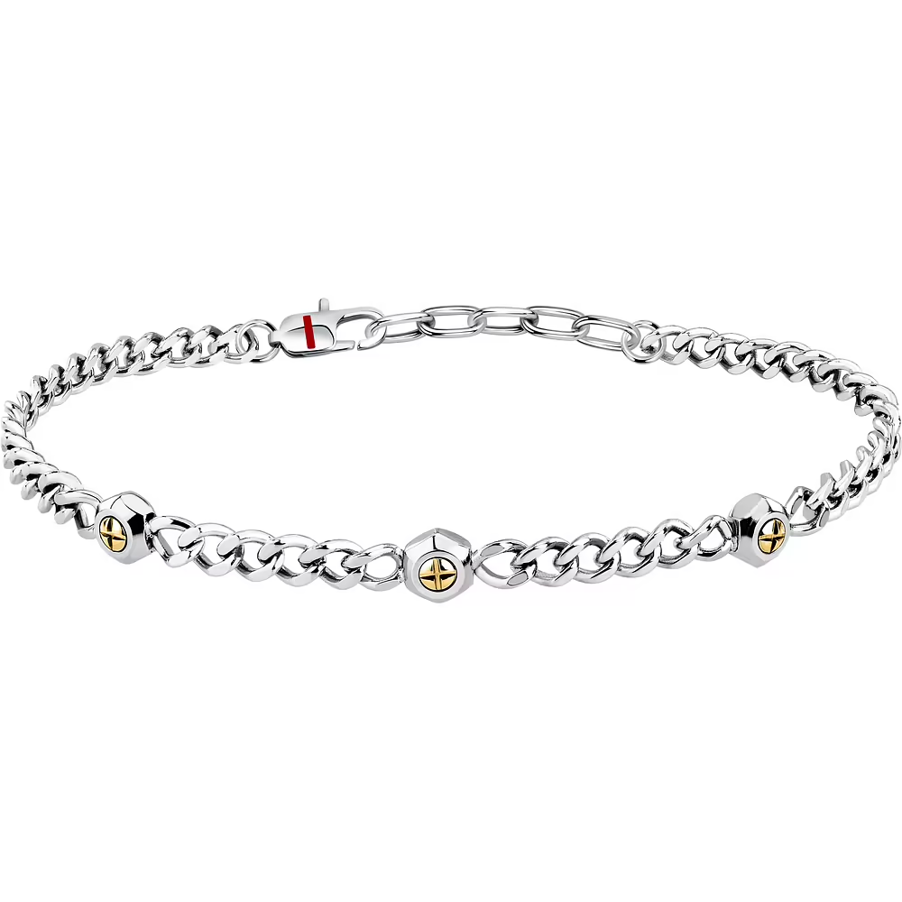 Bracciale Sector Basic a Catena con Dettagli in Smalto