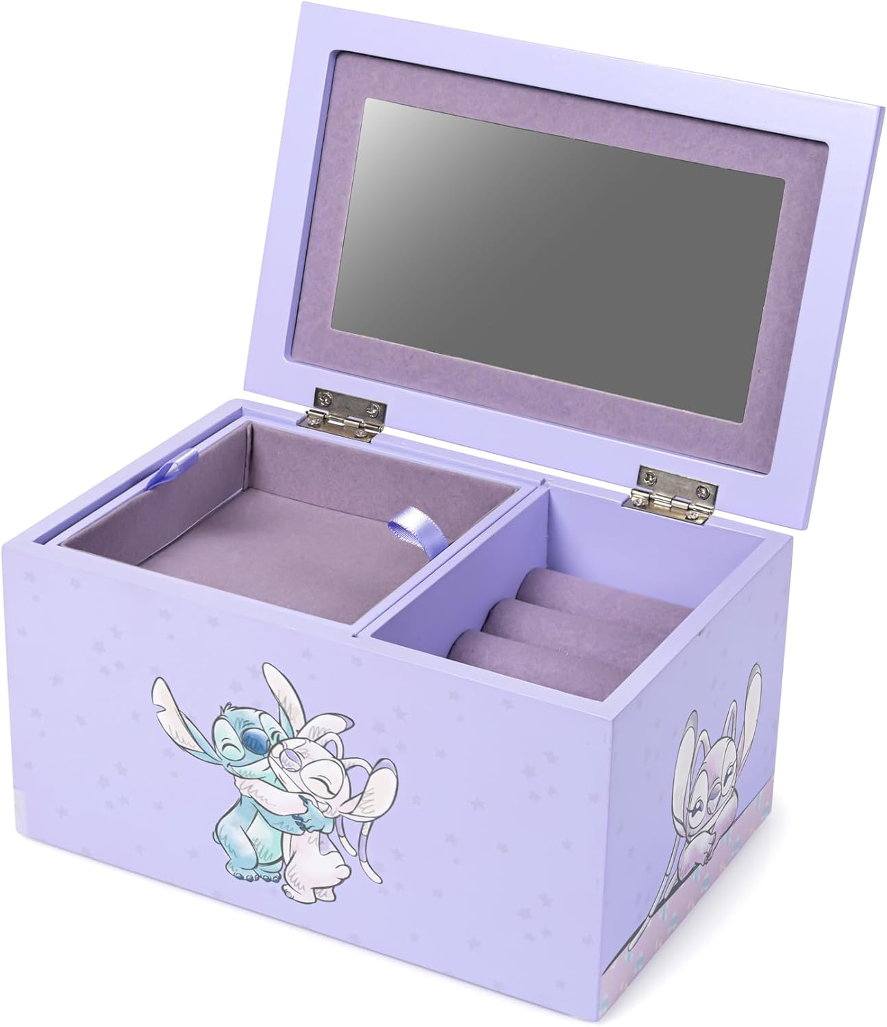 Portagioie Disney Scatola Stitch ed Angel 