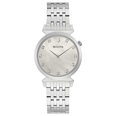 Orologio Donna Bulova Regatta al Quarzo con Quadrante Silver 30 mm