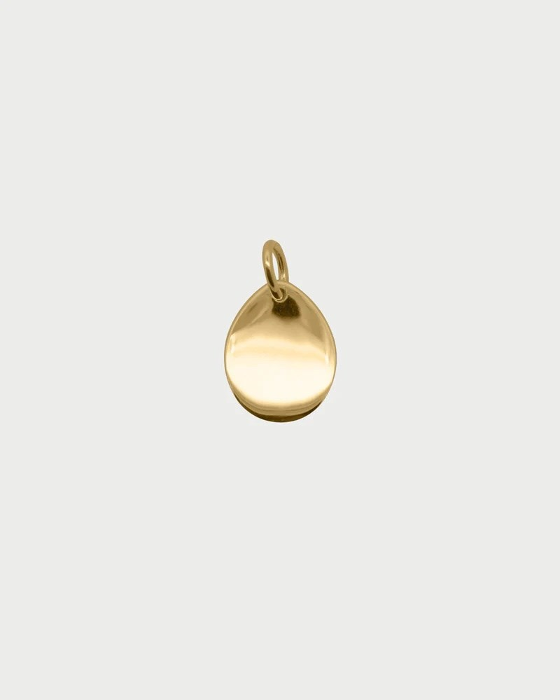 Charm Donna Rue Des Mille Medaglia in Argento Dorato