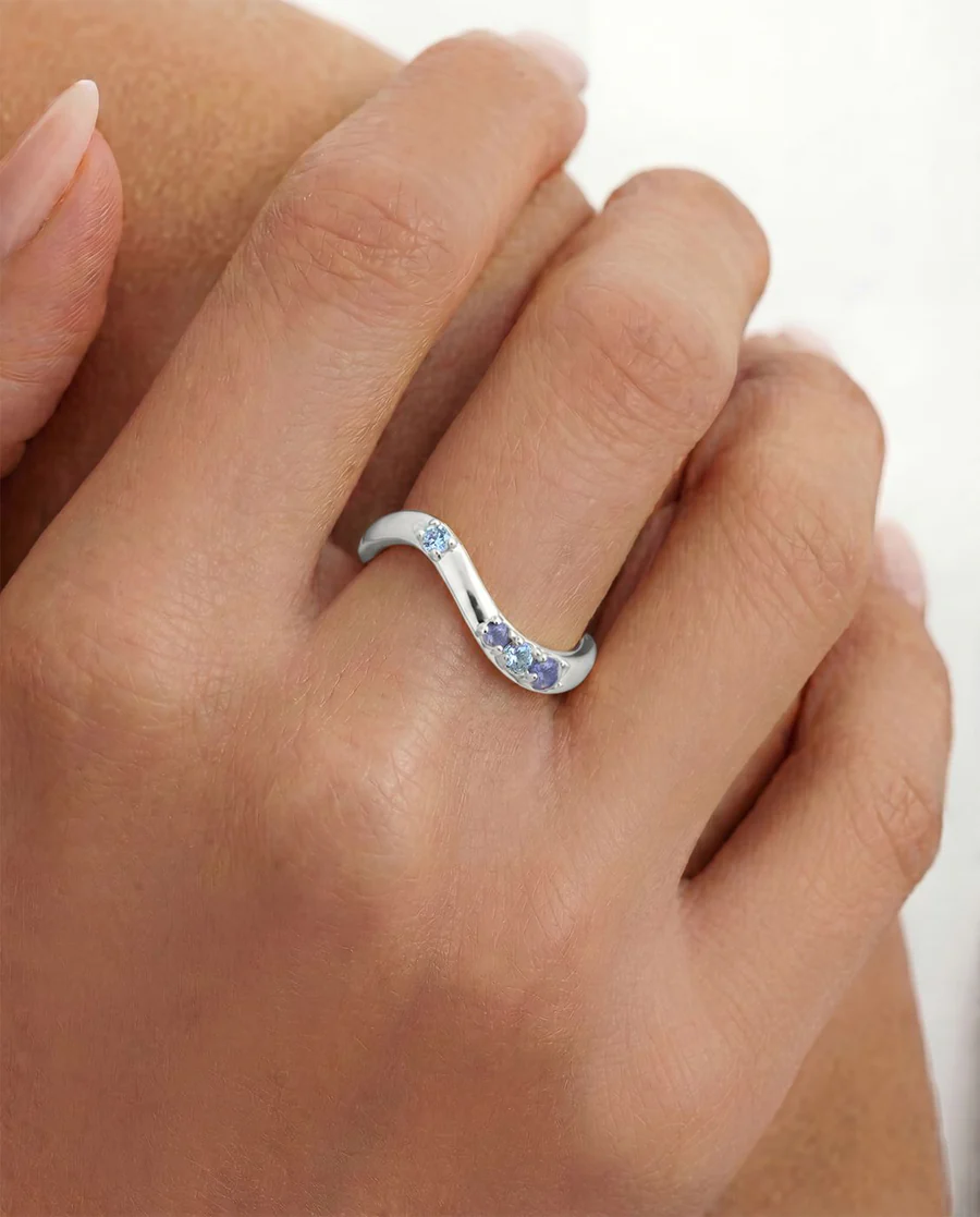 Anello Donna Amabile Fedina Aquamarine  Misura M