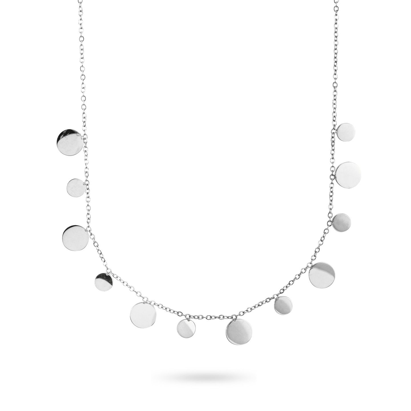 Collana Donna Boccadamo in Acciaio con Cerchi