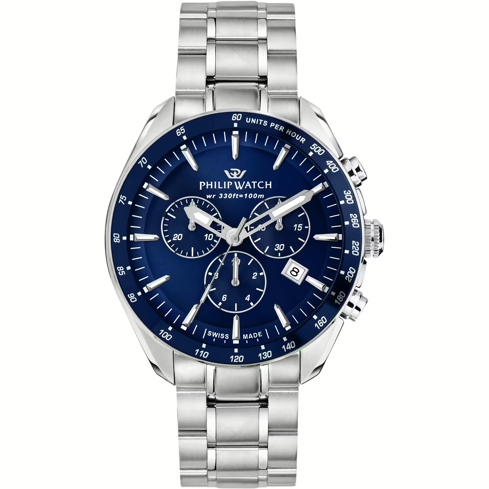 Orologio Uomo Philip Watch Blaze al Quarzo con Quadrante Blu 42 mm 