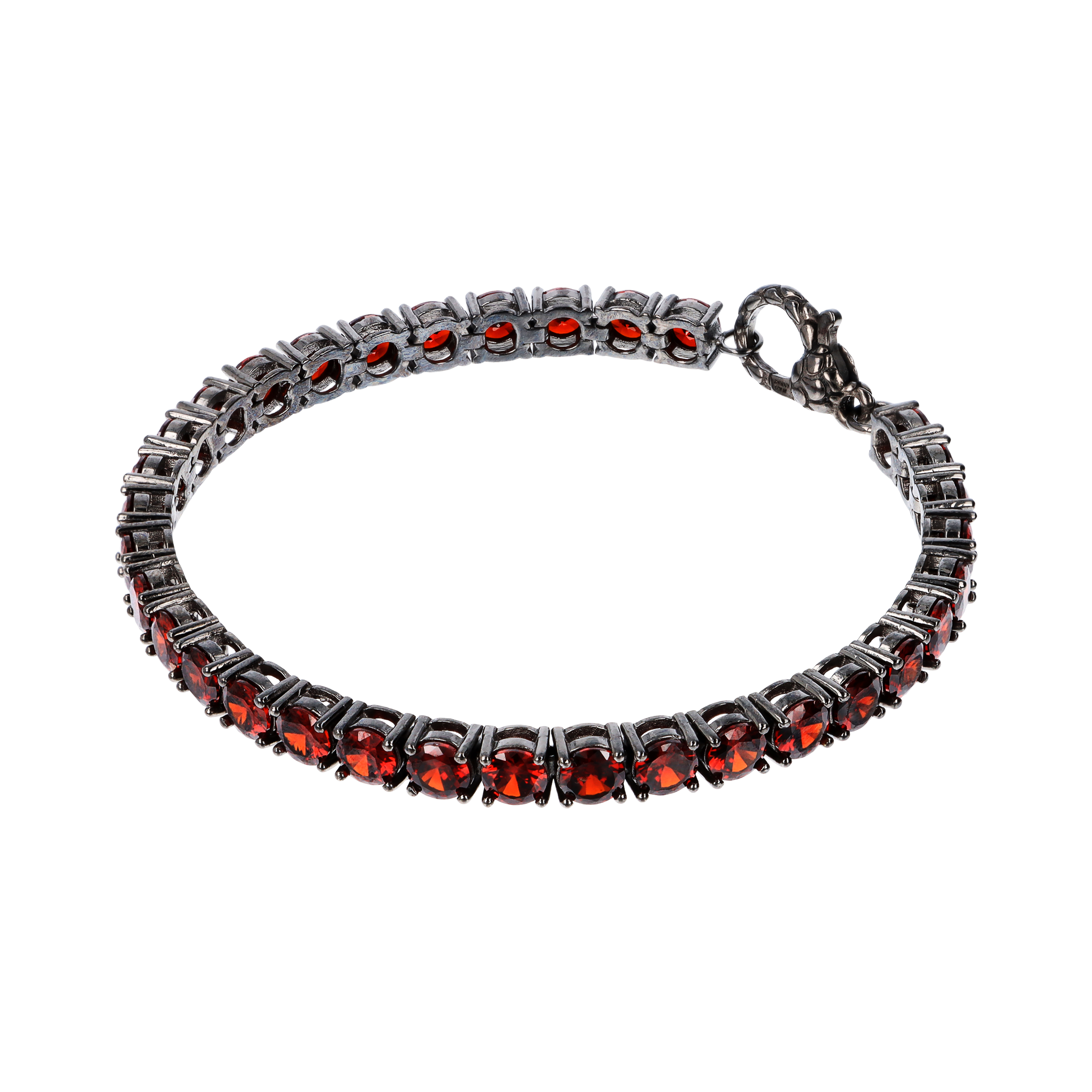 Bracciale Albert M. Tennis con Cubic Zirconia Tonde