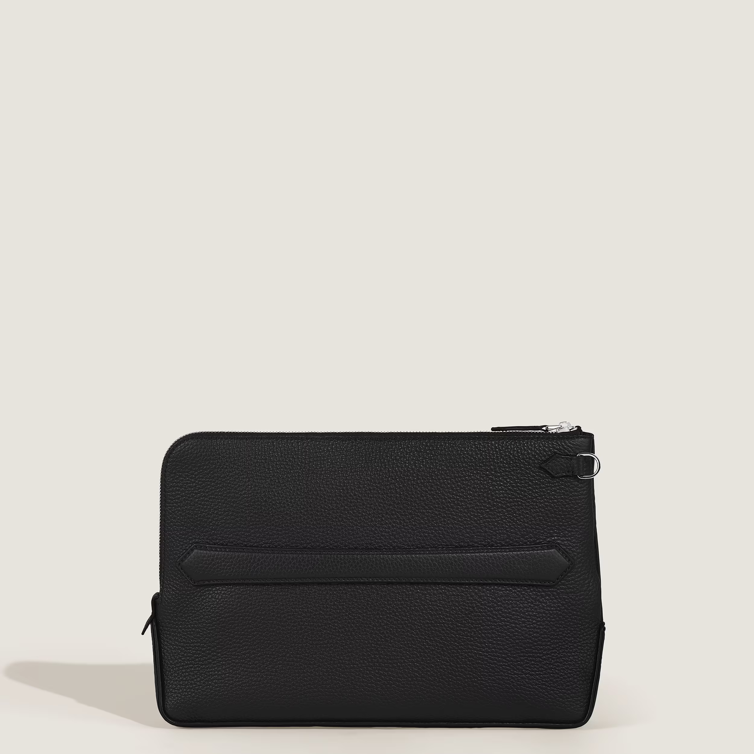 Pochette Montblanc in Pelle con Grana Nera