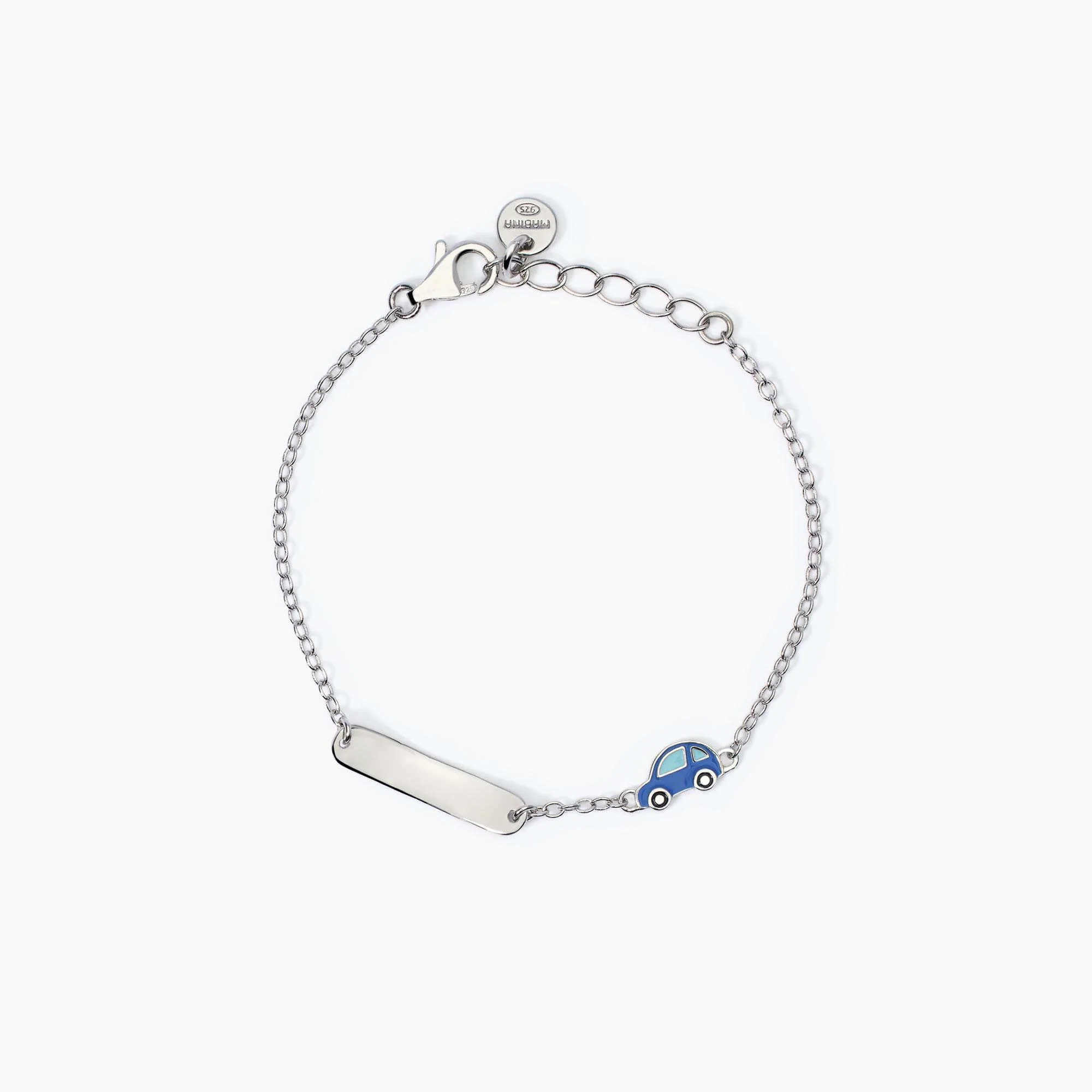 Bracciale Mabina per Bambini con Macchinina E Targhetta