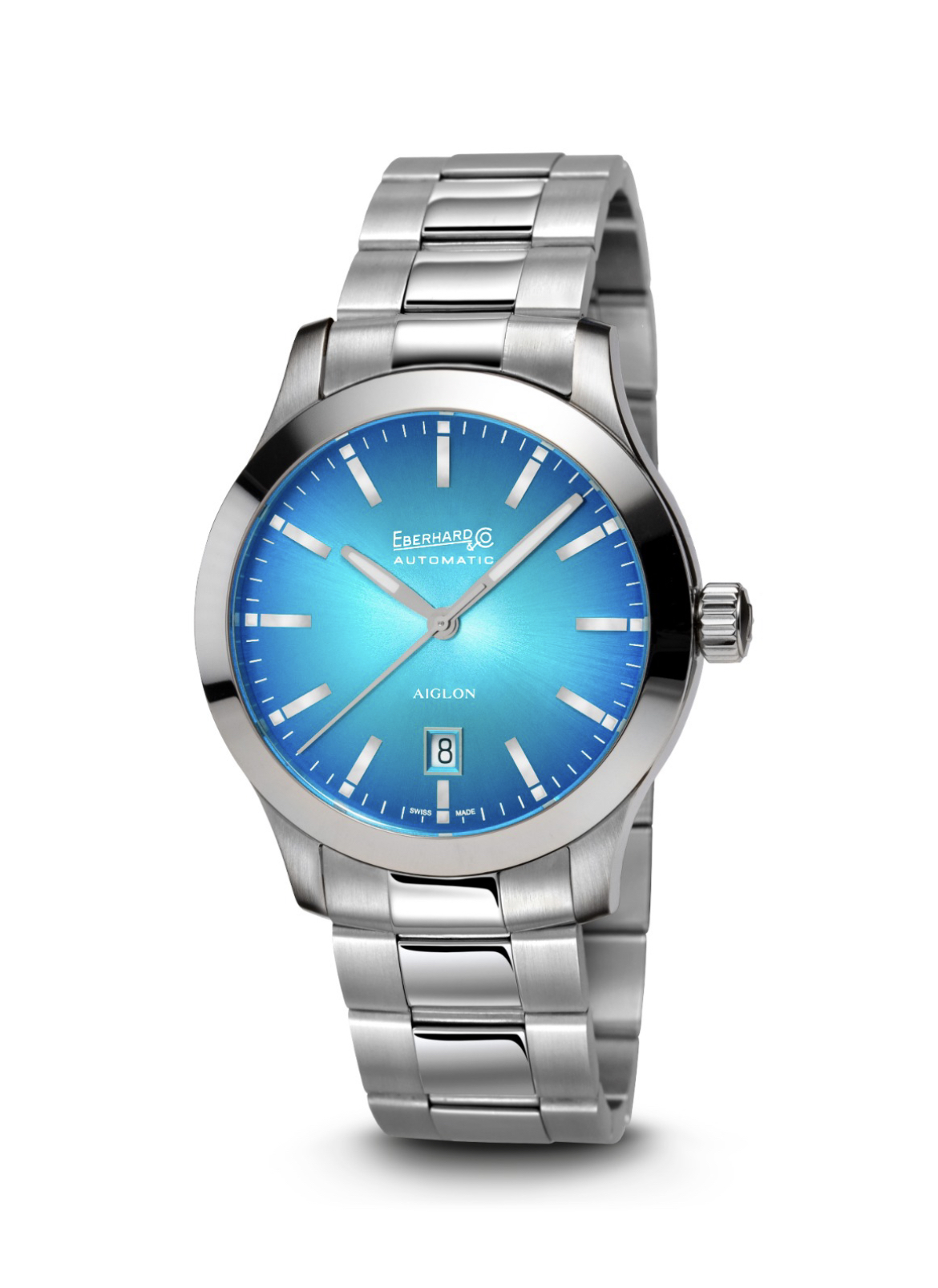8602_40393_30280312478.bmp Orologio Uomo Eberhard Aiglon Automatico con Quadrante Azzurro 41 mm