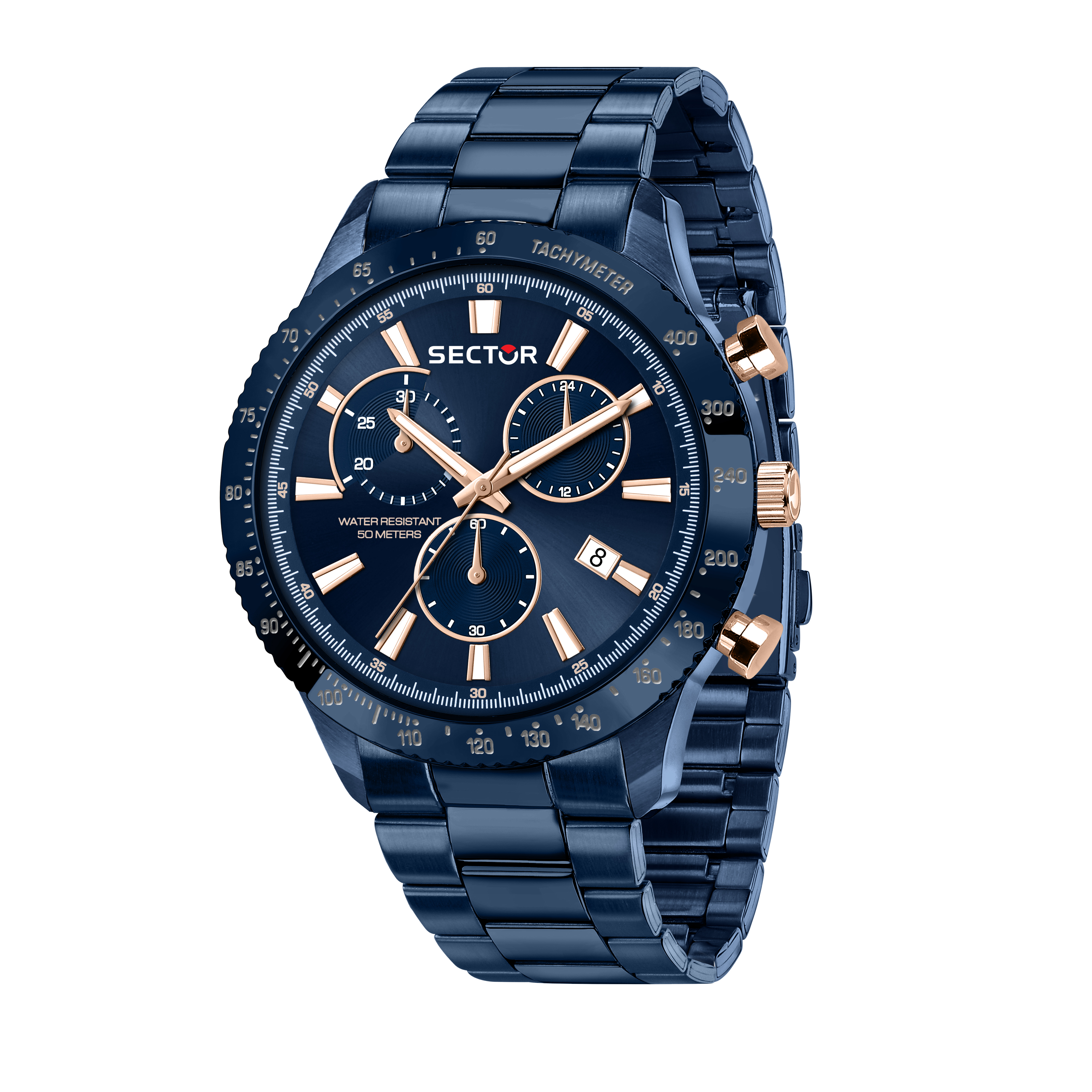 Orologio Uomo Sector 270 al Quarzo con Quadrante Blu 45 mm